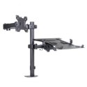 Uchwyt biurkowy do monitora LED/LCD 13-32" + notebooka L-24 Uchwyt biurkowy do monitora LED/LCD 13-32" + notebooka L-24