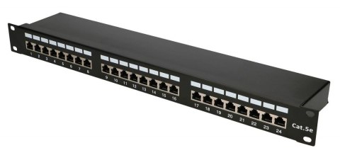 Patchpanel 24 porty CAT5E FTP V2 Patchpanel 24 porty CAT5E FTP V2