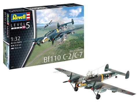 Model plastikowy Messerschmitt BF-110-C7 Model plastikowy Messerschmitt BF-110-C7