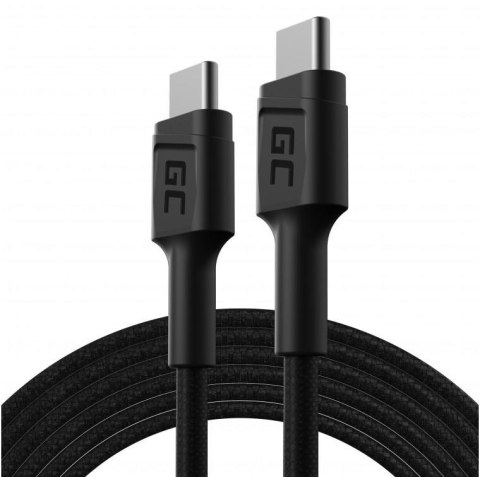 KABEL USB-C / USB-C Green Cell POWERSTREAM 120cm PD 60W ULTRA CHARGE QUICK CHARGE 3.0 KABGC30 KABEL USB-C / USB-C Green Cell POWERSTREAM 120cm PD 60W ULTRA CHARGE QUICK CHARGE 3.0 KABGC30