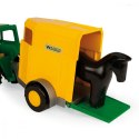 Farmer traktor z przyczepą na konie w kartonie Farmer traktor z przyczepą na konie w kartonie