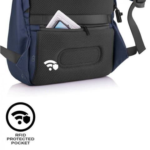 Plecak antykradzieżowy BOBBY SOFT NAVY Plecak antykradzieżowy BOBBY SOFT NAVY
