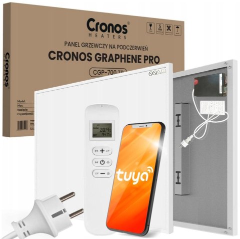 Panel grzewczy IR CRONOS Graphene PRO CGP-700TWP White Panel grzewczy IR CRONOS Graphene PRO CGP-700TWP White