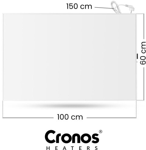 Panel grzewczy IR CRONOS Synthelith PRO CRP-600TWP TUYA white Panel grzewczy IR CRONOS Synthelith PRO CRP-600TWP TUYA white