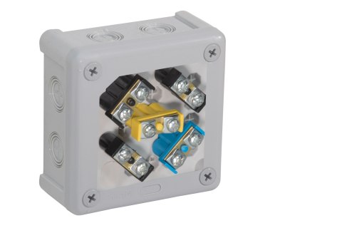 Puszka natynkowa z zaciskami 12 wlotów VIPLAST VP-41 SZARA IP55 98x98x42mm 041-53 Puszka natynkowa z zaciskami 12 wlotów VIPLAST VP-41 SZARA IP55 98x98x42mm 041-53