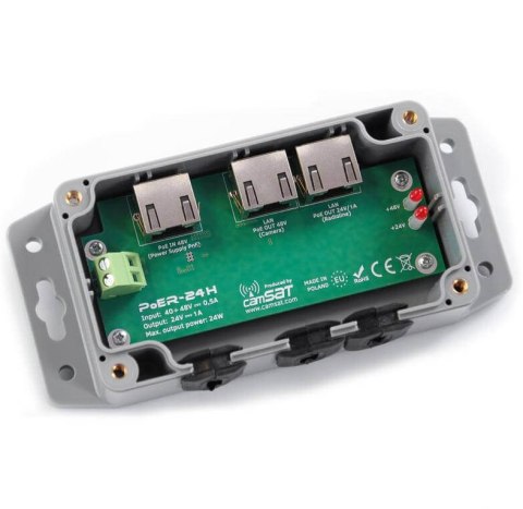 KONWERTER ZASILANIA CAMSAT PoER-24h KONWERTER ZASILANIA CAMSAT PoER-24h