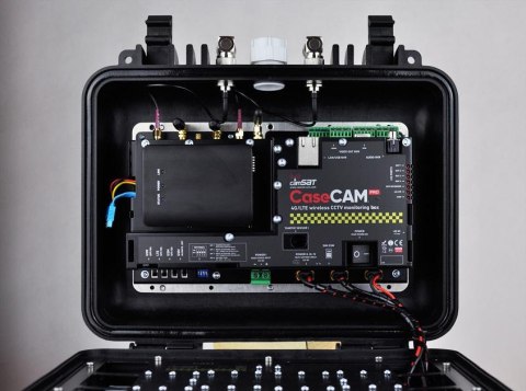 WALIZKA AKUMULATOROWA CCTV Z MIKROKAMERĄ I TRANSMISJĄ 4G/LTE CAMSAT CASECAM-PRO Q4