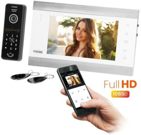 WIDEODOMOFON WI-FI VIRONE VDP-61FHDZD/W TUYA WIDEODOMOFON WI-FI VIRONE VDP-61FHDZD/W TUYA