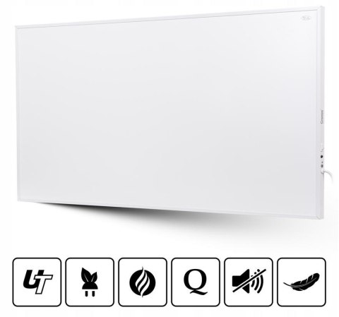 Zestaw Panel grzewczy IR CRONOS Carbon P800 White