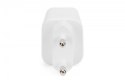 Ładowarka sieciowa zasilacz 1x USB-A 12W 1x USB-C 18W PD 3.0 max. 30W Biała Ładowarka sieciowa zasilacz 1x USB-A 12W 1x USB-C 18W PD 3.0 max. 30W Biała