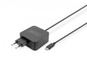 Ładowarka sieciowa zasilacz 1x USB-C PD 3.0 max. 65W zintegrowany kabel 1,2m Czarna Ładowarka sieciowa zasilacz 1x USB-C PD 3.0 max. 65W zintegrowany kabel 1,2m Czarna