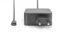 Ładowarka sieciowa zasilacz 1x USB-C PD 3.0 max. 65W zintegrowany kabel 1,2m Czarna Ładowarka sieciowa zasilacz 1x USB-C PD 3.0 max. 65W zintegrowany kabel 1,2m Czarna