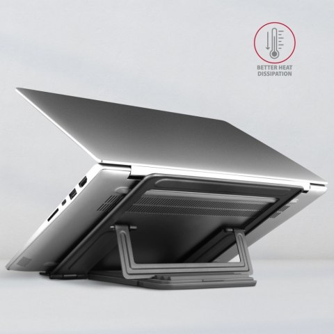 STND-L Podstawka do laptopów aluminiowa 10-16", 4 regulowane kąty nachylenia STND-L Podstawka do laptopów aluminiowa 10-16", 4 regulowane kąty nachylenia