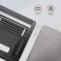 STND-L Podstawka do laptopów aluminiowa 10-16", 4 regulowane kąty nachylenia