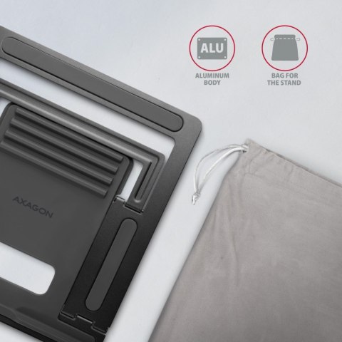 STND-L Podstawka do laptopów aluminiowa 10-16", 4 regulowane kąty nachylenia STND-L Podstawka do laptopów aluminiowa 10-16", 4 regulowane kąty nachylenia