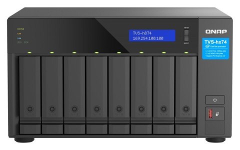 Serwer NAS TVS-h874-i5-32G 8x0HDD Intel core i5-12400 32GB Serwer NAS TVS-h874-i5-32G 8x0HDD Intel core i5-12400 32GB
