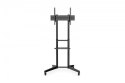 Stojak mobilny pojedynczy z półką 1xLCD max. 70" max. 50kg, VESA max. 600x400 Stojak mobilny pojedynczy z półką 1xLCD max. 70" max. 50kg, VESA max. 600x400