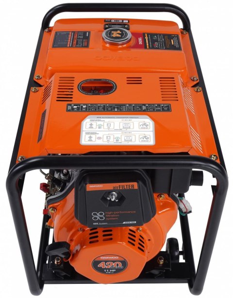 AGREGAT PRĄDOTWÓRCZY DIESEL DAEWOO DDAE 6000XE-3 5.0kW