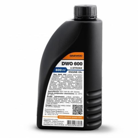 GENERATOR OIL DAEWOO SAE 10W-30 DWO 600 GENERATOR OIL DAEWOO SAE 10W-30 DWO 600