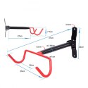 Rowerowy uchwyt ścienny poziomy stal max. obciążenie 30kg MC-430 Rowerowy uchwyt ścienny poziomy stal max. obciążenie 30kg MC-430