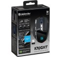 Mysz gamingowa bezprzewodowa Knight GM-885 3200DPI 8P Czarna Mysz gamingowa bezprzewodowa Knight GM-885 3200DPI 8P Czarna