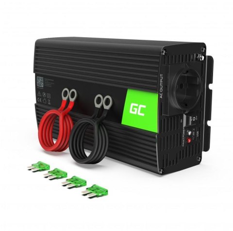 PRZETWORNICA NAPIĘCIA INWERTER Green Cell 24V / 230V 150W/300W MODYFIKOWANA SINUSOIDA INV28 PRZETWORNICA NAPIĘCIA INWERTER Green Cell 24V / 230V 150W/300W MODYFIKOWANA SINUSOIDA INV28