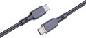 CB-KCC102 kabel USB-C - USB-C 1.8m 100W PD 5A 20V kevlar + nylonowy oplot
