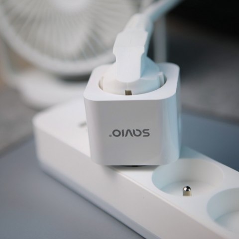 Inteligentne gniazdko Wi-Fi 16A Pomiar zużycia energii, wielopak 3 szt., AS-01, białe Inteligentne gniazdko Wi-Fi 16A Pomiar zużycia energii, wielopak 3 szt., AS-01, białe