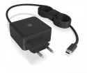 Ładowarka IB-PS111-PD 65 Watt, Type-C , kabel 150cm Ładowarka IB-PS111-PD 65 Watt, Type-C , kabel 150cm