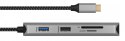 Stacja dokująca IB-DK4012-CPD 9w1, 2x HDMI, 4K60Hz, 3xUSB, 100W PD,LAN, Czytnik kart Stacja dokująca IB-DK4012-CPD 9w1, 2x HDMI, 4K60Hz, 3xUSB, 100W PD,LAN, Czytnik kart