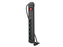 Listwa zasilająca 5.0m 5x230 cz SP1-05E-0500-BK Listwa zasilająca 5.0m 5x230 cz SP1-05E-0500-BK