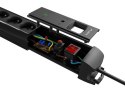 Listwa zasilająca 5.0m 5x230 cz SP1-05E-0500-BK Listwa zasilająca 5.0m 5x230 cz SP1-05E-0500-BK