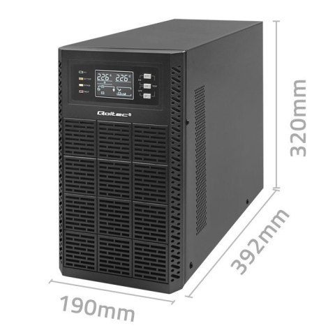 Zasilacz awaryjny UPS 3kVA | 3000W | Power Factor 1.0 | LCD | EPO| USB | On-line Zasilacz awaryjny UPS 3kVA | 3000W | Power Factor 1.0 | LCD | EPO| USB | On-line