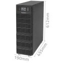 Zasilacz awaryjny UPS 6kVA | 6000W | Power Factor 1.0 | LCD | EPO| USB | On line Zasilacz awaryjny UPS 6kVA | 6000W | Power Factor 1.0 | LCD | EPO| USB | On line