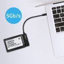 Adapter SATA | Przejściówka na dysk SSD HDD 2.5" | USB-C | Super speed 5Gb/s | 2TB Adapter SATA | Przejściówka na dysk SSD HDD 2.5" | USB-C | Super speed 5Gb/s | 2TB