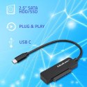 Adapter SATA | Przejściówka na dysk SSD HDD 2.5" | USB-C | Super speed 5Gb/s | 2TB Adapter SATA | Przejściówka na dysk SSD HDD 2.5" | USB-C | Super speed 5Gb/s | 2TB