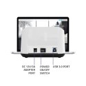 Stacja dokująca do dysków HDD SSD 2.5" 3.5" | SATA III | USB 3.0 | Super speed 5Gb/s | z funkcją klonowania offline Stacja dokująca do dysków HDD SSD 2.5" 3.5" | SATA III | USB 3.0 | Super speed 5Gb/s | z funkcją klonowania offline
