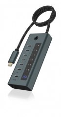 Hub IB-HUB1457-C31 7 port Type C HUB z 36 W PSU Hub IB-HUB1457-C31 7 port Type C HUB z 36 W PSU