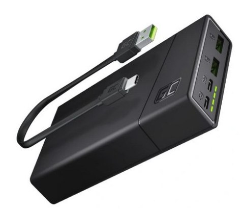POWERBANK Green Cell PowerPlay20 20000mAh SZYBKIE ŁADOWANIE 2x USB Ultra Charge 2x USB-C POWERBANK Green Cell PowerPlay20 20000mAh SZYBKIE ŁADOWANIE 2x USB Ultra Charge 2x USB-C