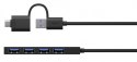 Hub IB-HUB1424-C3 4-Port USB Typ-A, złącze Typ-C/A Hub IB-HUB1424-C3 4-Port USB Typ-A, złącze Typ-C/A