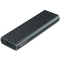 Obudowa na dysk M.2 SSD | NVMe | PCIe | USB3.1 | 10Gb/s | 4TB | Grafit Obudowa na dysk M.2 SSD | NVMe | PCIe | USB3.1 | 10Gb/s | 4TB | Grafit