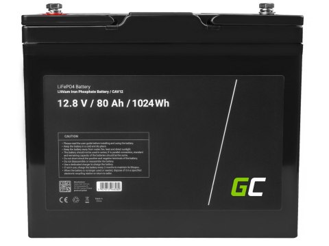 AKUMULATOR LITOWO-ŻELAZOWO-FOSFORANOWY LiFePO4 Green Cell 12V 80Ah AKUMULATOR LITOWO-ŻELAZOWO-FOSFORANOWY LiFePO4 Green Cell 12V 80Ah
