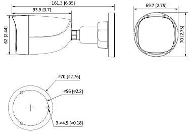 KAMERA HDCVI DAHUA HAC-HFW1500C-0280B-S2 KAMERA HDCVI DAHUA HAC-HFW1500C-0280B-S2