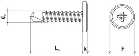 WRĘT PODKŁADOWY SAMOWIERCĄCY WSPC-42025 4,5x25mm OCYNK 500szt. KARTON WRĘT PODKŁADOWY SAMOWIERCĄCY WSPC-42025 4,5x25mm OCYNK 500szt. KARTON