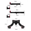 Rowerowy uchwyt ścienny MC-449 30kg stal Rowerowy uchwyt ścienny MC-449 30kg stal