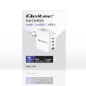 Ładowarka sieciowa 140W GaN | 5-20V | 2.5-5A | 3xUSB-C PD | 1xUSBQC 3.0 | Biała Ładowarka sieciowa 140W GaN | 5-20V | 2.5-5A | 3xUSB-C PD | 1xUSBQC 3.0 | Biała