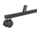 Biurko komputerowe mobilne Techly 600x480mm czarne Biurko komputerowe mobilne Techly 600x480mm czarne