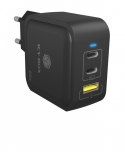 Ładowarka IB-PS1030-PD 65 WATT, 2x TYPE-C, 1x Type-A Ładowarka IB-PS1030-PD 65 WATT, 2x TYPE-C, 1x Type-A