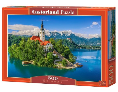 Puzzle 500 elementów Bled Słowenia jezioro