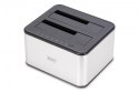 Stacja dokująca USB 3.0 Super Speed do 2x SSD/HDD 2.5/3.5" SATA III max.2x20TB z funkcją klonowania Stacja dokująca USB 3.0 Super Speed do 2x SSD/HDD 2.5/3.5" SATA III max.2x20TB z funkcją klonowania